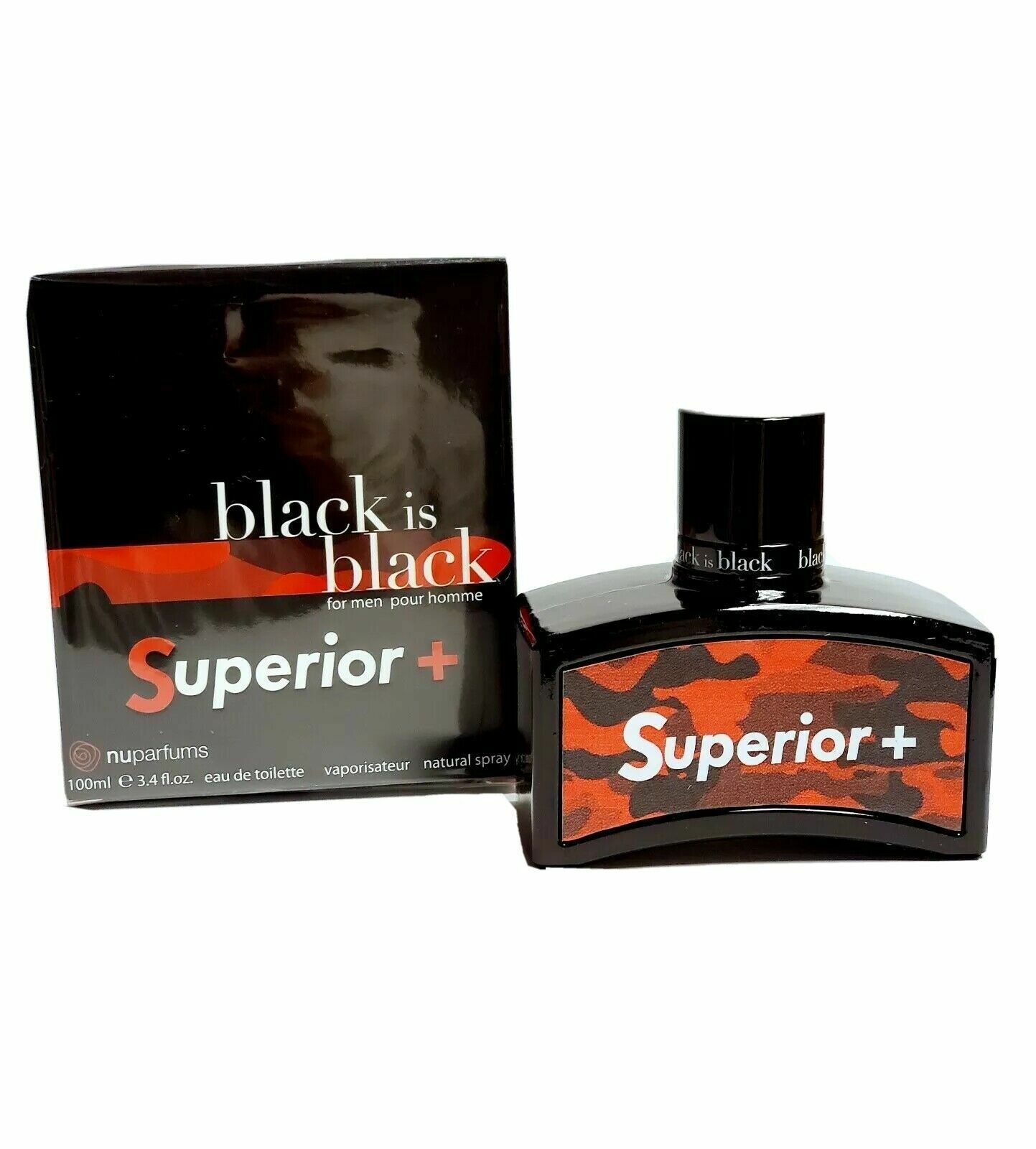 SEAL limited product Black is black top by nuparfums new Max 77% OFF men spray for EDT 101ml