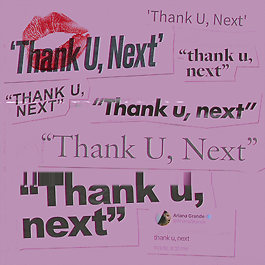 Ariana Grande "​​thank u, next" Art Music Album Poster HD Print 12 16 20 24" - Picture 1 of 3