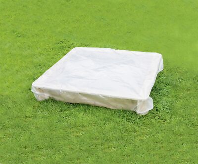 Schutzhülle für Sandkasten 120x120x20cm Sandkastenschutzhülle transparent neu