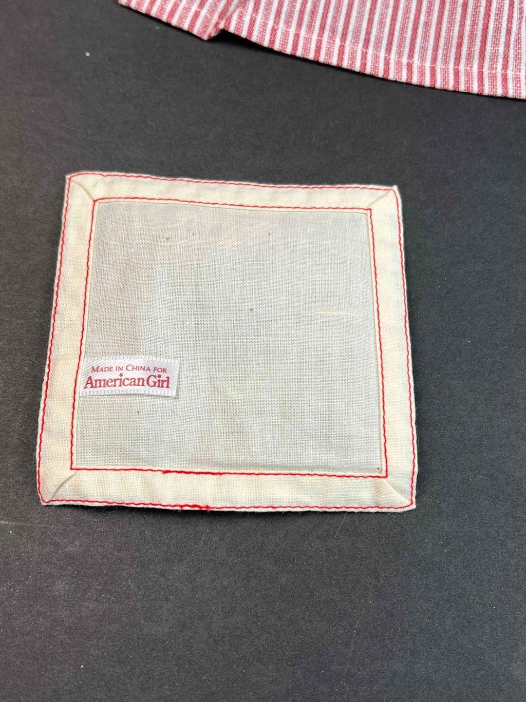 American Girl Kirsten Meet tagApronSpoon bag NoTag