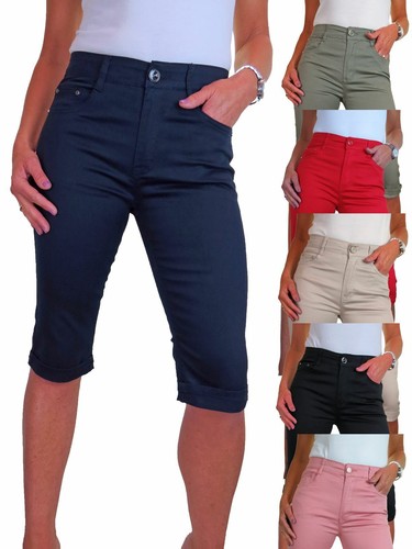 Chinos Stretch Capri Trousers 