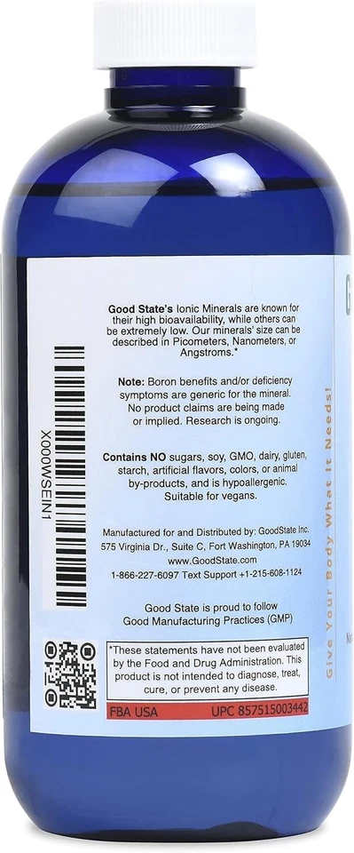 Boro en forma líquida - 8 fl oz para rápida absorción de calcio y bienestar Foto 4 de 4