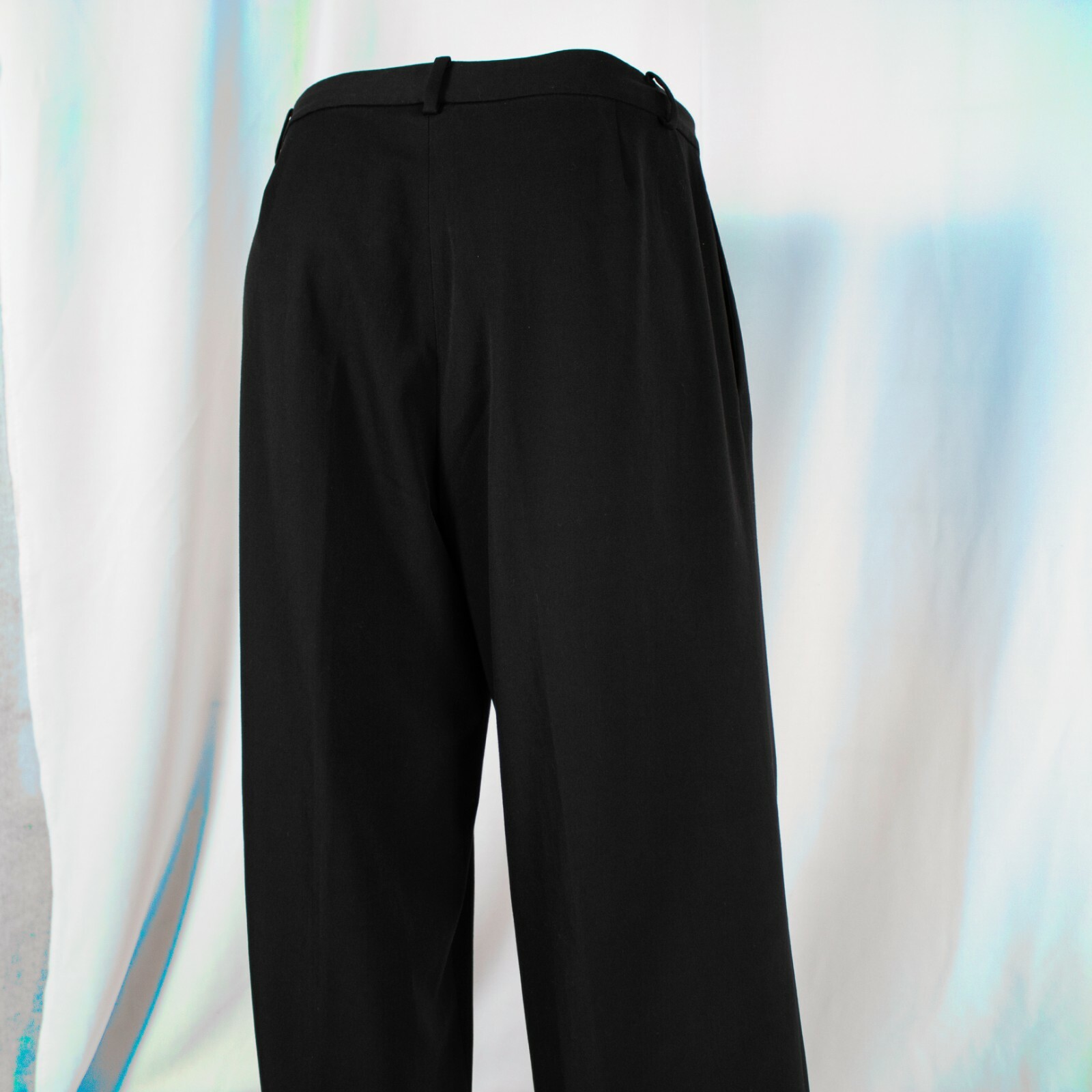 RALPH LAUREN Black Solid Polyester Blend Women Be… - image 7