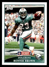 2009 Topps Kickoff Ronnie Brown #95 Miami Dolphins Football Card
