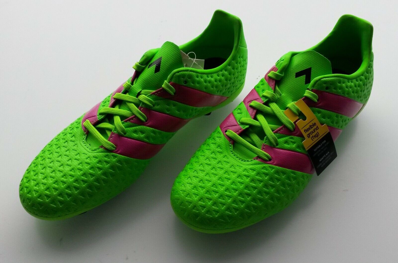 adidas Junior Ace 16.4 FXG Football BOOTS Af5034 Size UK 5 Green Kids for  sale online | eBay