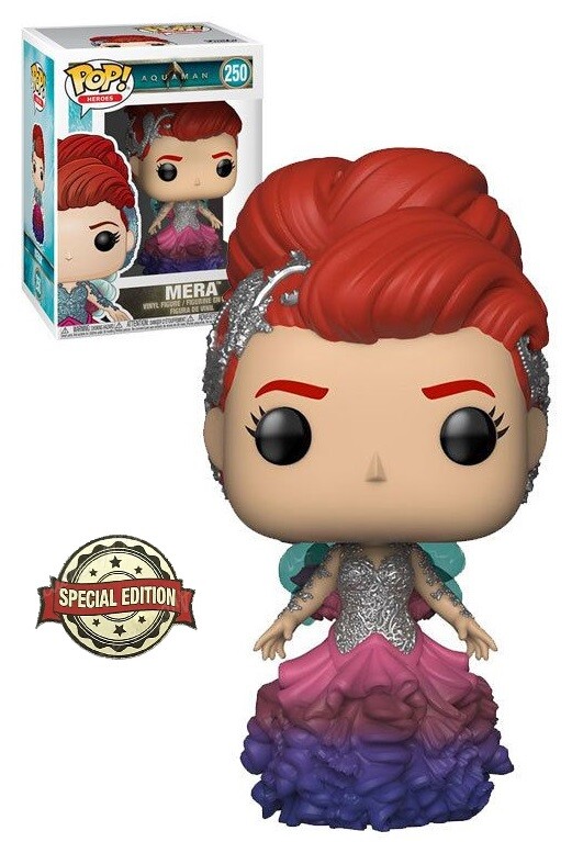 Funko Pop Aquaman Movie Mera Gown Special #250 Vinyl Figure