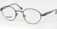 Vintage MISSONI Kids M. 386 NN1 GREEN MULTICOLOR UNIQUE EYEGLASSES 45-20-125mm