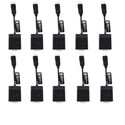 Restposten 10 Dell Displayport Stecker auf DVI-D Dual 24+1 Buchse Konverterkabel