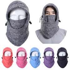 Winter Fleece Thermal Windproof Full Face Mask Balaclava Ski Mask for Men Women