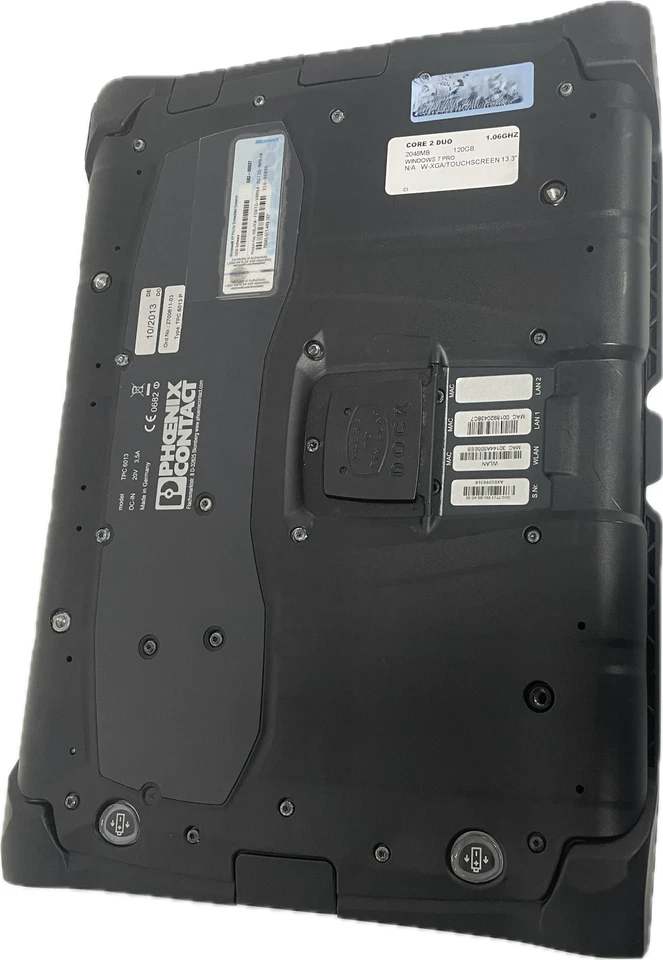 Tablette ADS-TEC TPC6013 Intel Core 2 Duo 1.06 GHz, 2GB RAM, SANS BATTERIE - Immagine 2 di 4