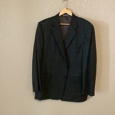 Loro Piana Tasmanian Men Jacket 46R Gray Super 130s Madison Wool Hickey Freeman