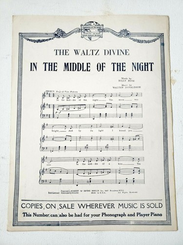 Vintage Antique Sheet Music SAY IT AGAIN 1926 - Foto 4 di 4