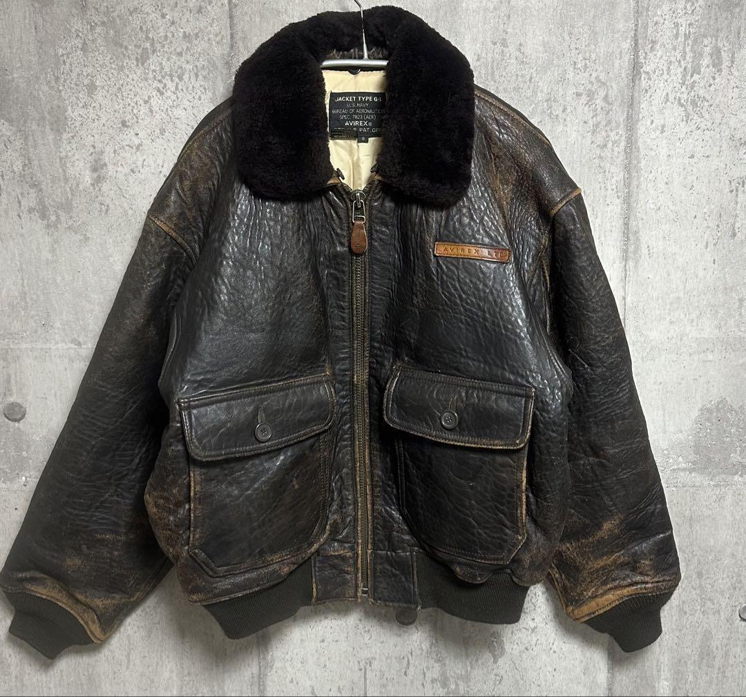 Rare avirex g-1 g1 leather flight jacket A2 S size unisex | eBay Rare avirex g-1 g1 leather flight jacket A2 S size unisex | eBay