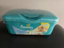 Pampers Baby Fresh Scented Wipes , Flip-Top Pack of 72, New In Plastic
