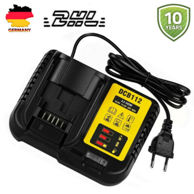 DCB112 Für Dewalt Arbeit 12V-20V Max Li-Ion Akku-Ladegerät ersetzt DCB100 DCB107