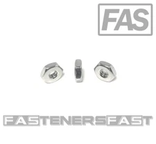 (100) 6-32 Stainless Steel Machine Screw Hex Nuts  (100 Pieces) Free Shipping