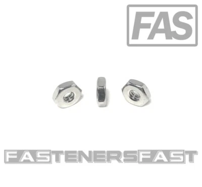 FAS (100) 6-32 Stainless Steel Machine Screw Hex Nuts (100 Pieces) Free Shipping