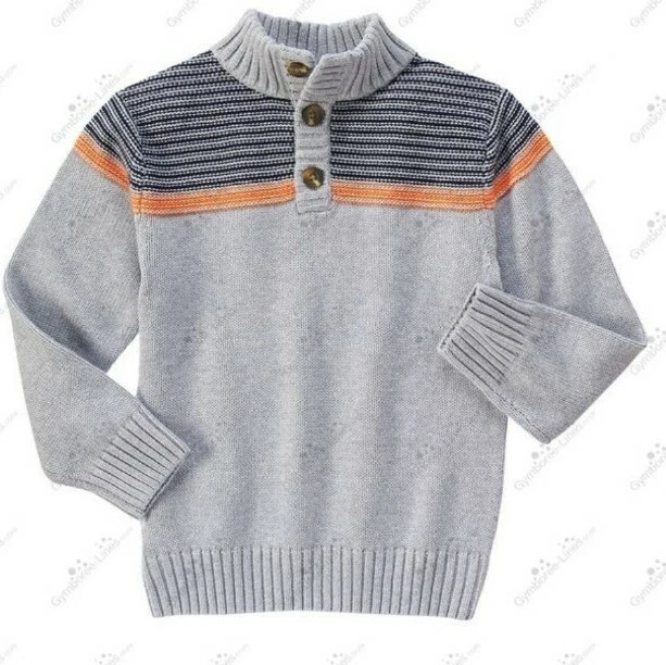 Suéter Gymboree Niños Talla 5-6 Happy Harvest Gris Rayas Nuevo con Etiquetas 2015 Otoño Foto 2 de 2