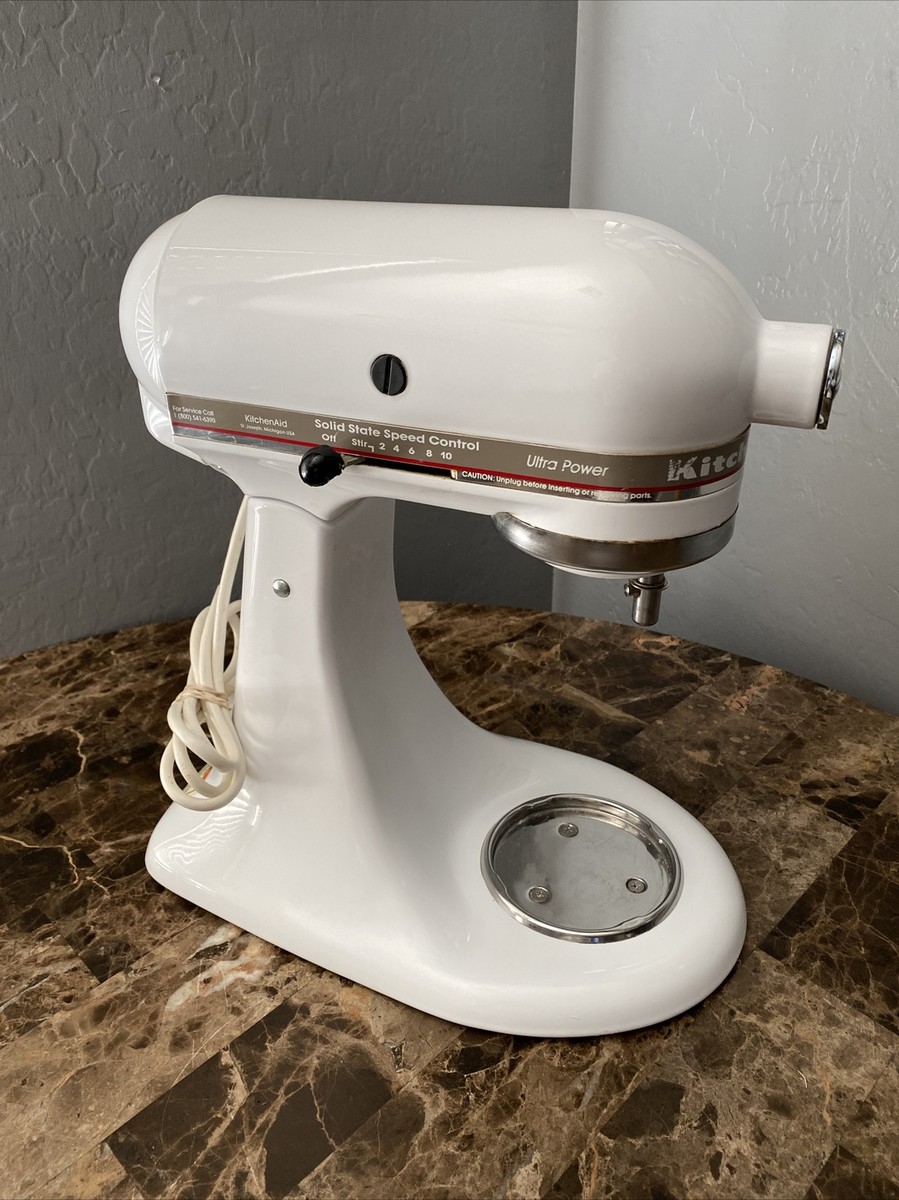 Kitchen Aid Ultra Power KSM90 WHITE 300W STAND MIXER Tested See