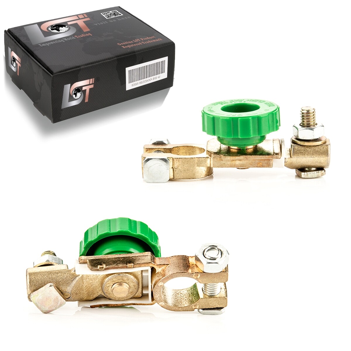 2X Battery Terminal Clamp Power Breaker Battery Separator Clamp 6V 12V 24V
