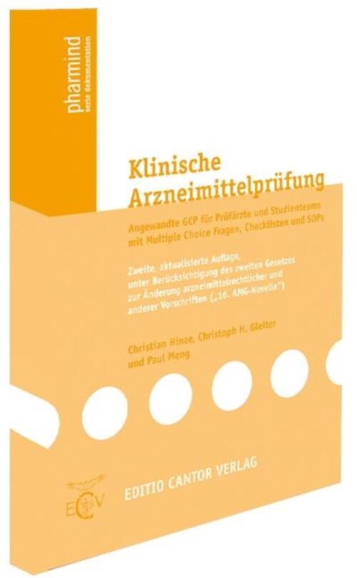 Thumbnail - Klinische Arzneimittelprüfung | Christian Hinze (u. A.) | Taschenbuch