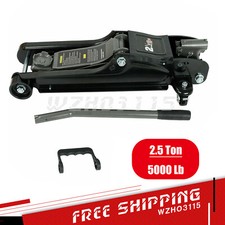 2.5 Ton Low Profile Floor Jack Swivel Wheels 5000 Lb Car Truck Tire Change Lift