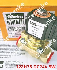 1pcs new PARKER Parker normally open solenoid valve 322H75 DC24V 9W