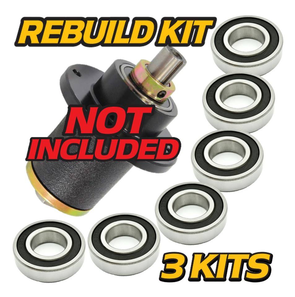 Beedrill Set Base Cuscinetto Mandrino BadBoy Pup / Lightning Stand-On Diesel - Ricambio 037-8001-00 Per Tagliaerba 2010-2014 Bearing Per Tosaerba Zero Turn - Foto 3
