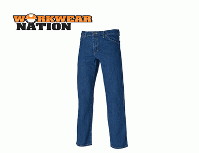 dickies stonewashed work jeans