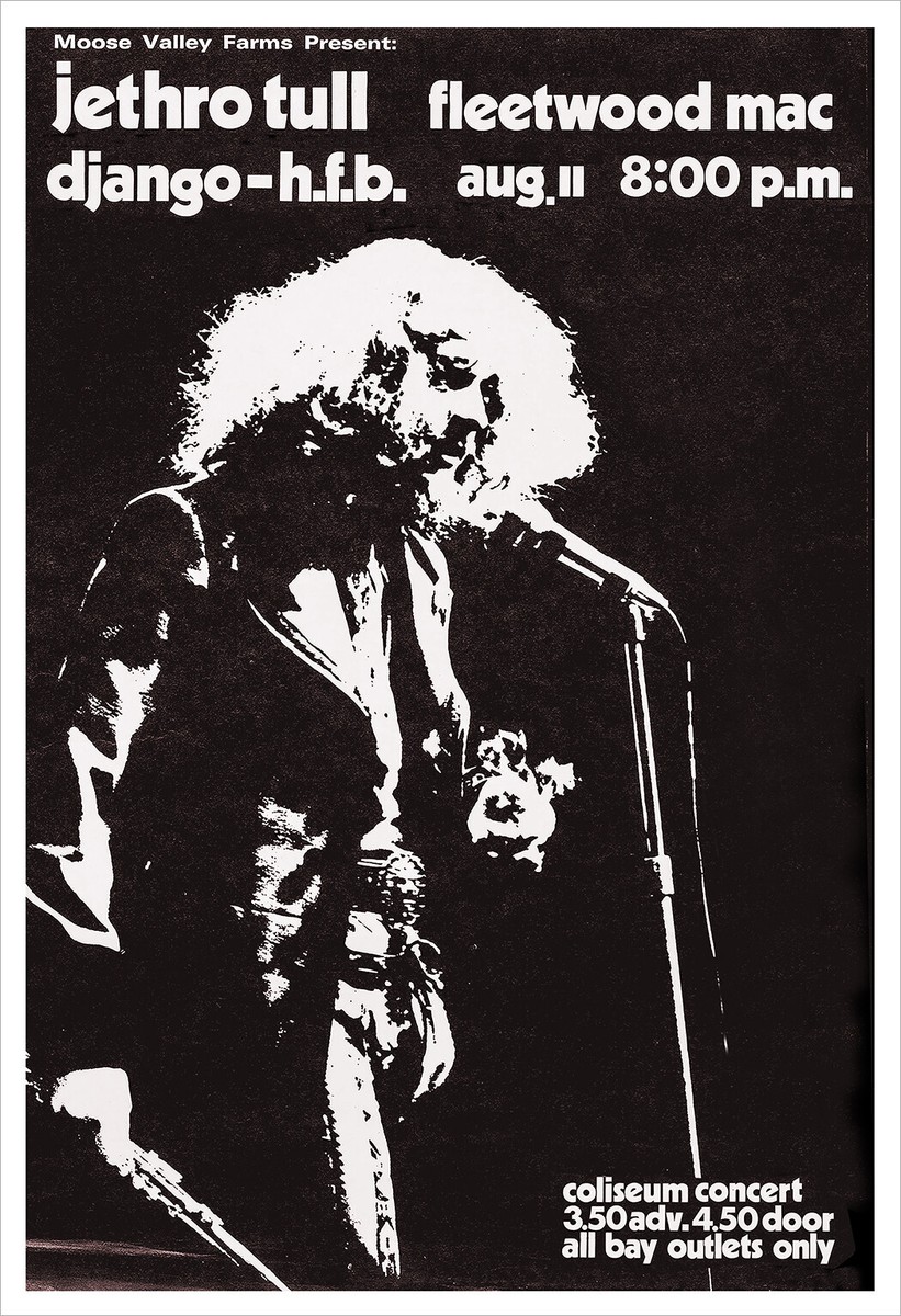 Jethro Tull 1972 concert poster print | eBay