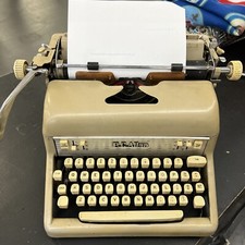 1960's R.C. Allen Typewriter - Keys work - Will need cleaning and service (L) thumbnail