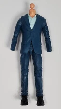 MARVEL LEGENDS BLUE SUIT BODY ONLY OPEN COLLAR MALE CUSTOM KITBASH FIGURE PART