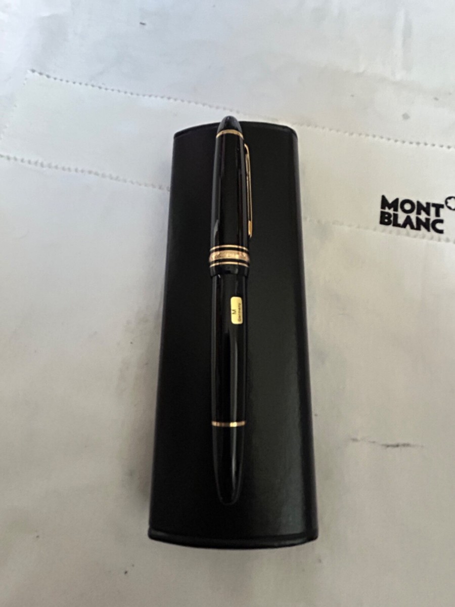 Montblanc Meisterstuck 146 Fountain Pen, 14K Medium Nib-Mint | eBay