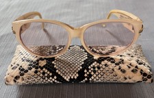 VTG Emmanuelle Khanh Paris Glasses 2021 PC 14 Made in France RARE White Frames