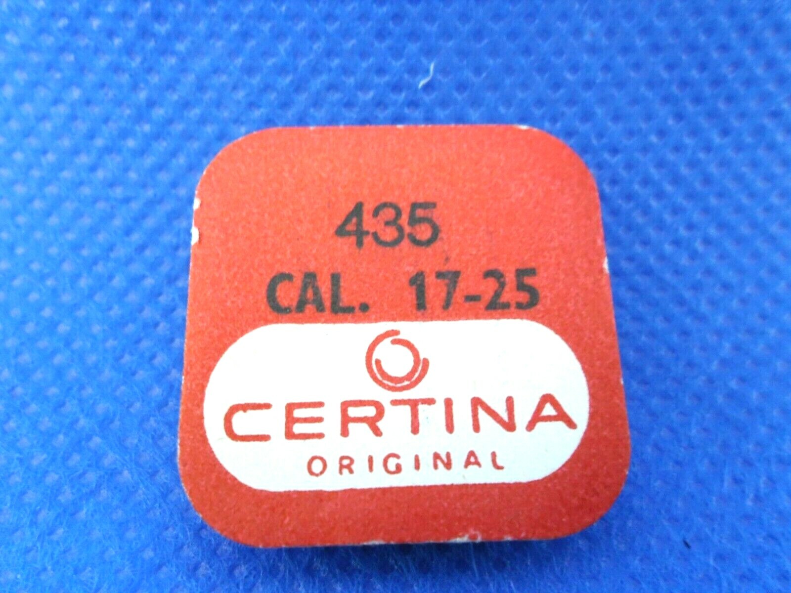Pièce Certina originale cal 17-25 bascule pignon coulant acier NOS