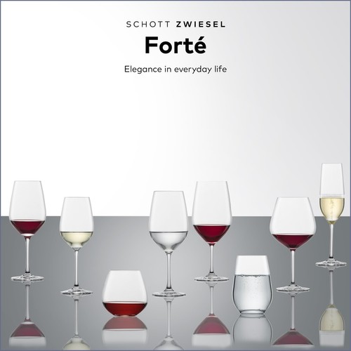 SCHOTT ZWIESEL Forté Burgundy Glass (Set of 8), Red Wine Glasses for Burgundy - Picture 4 of 7