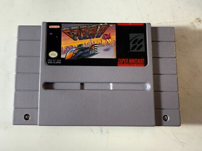 F-Zero Super Nintendo SNES Authentic Cartridge Only Tested Video Game Racing