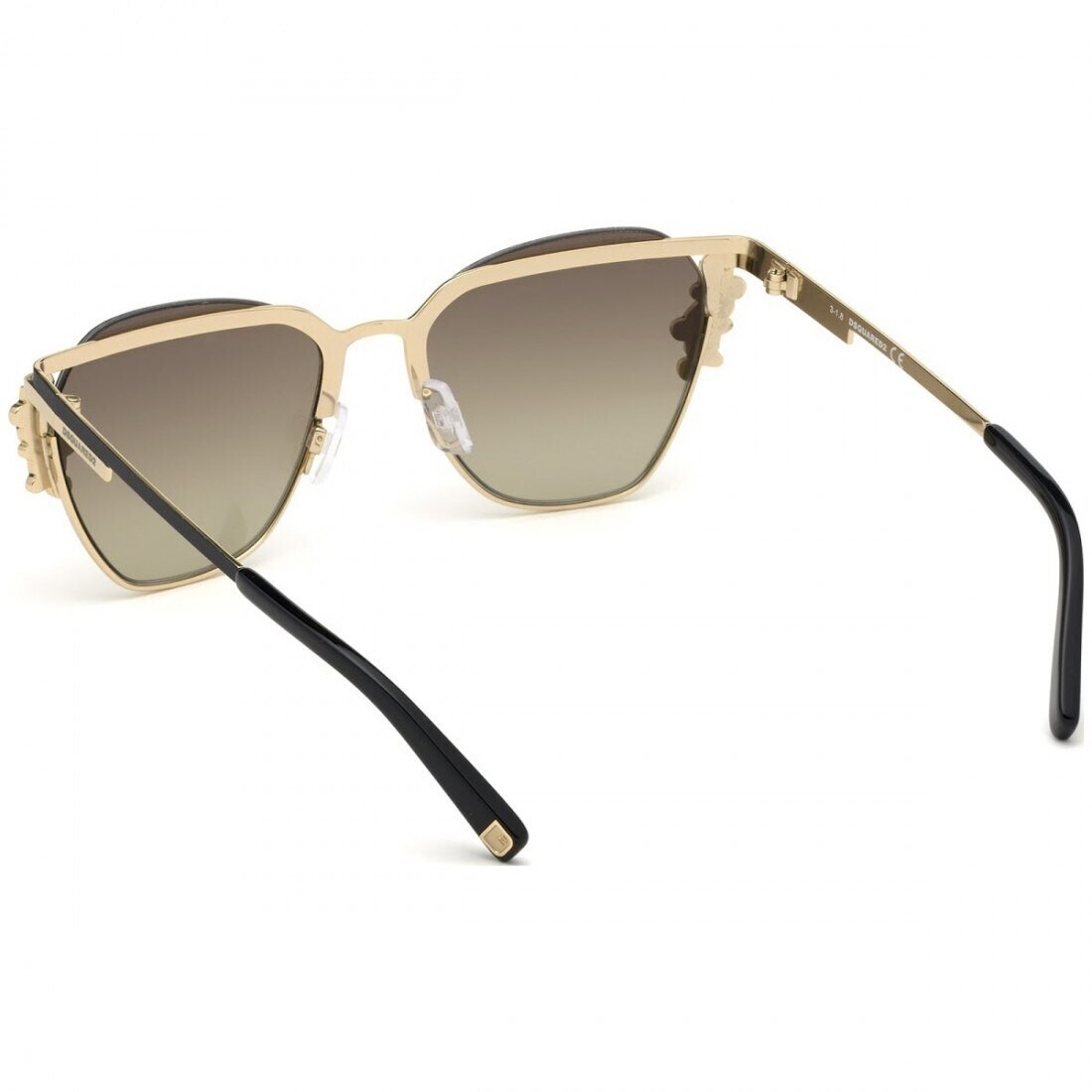 DSQUARED2 Estelle DQ 0300 02P Matte Black Cat Eye Sunglasses  display picture 1