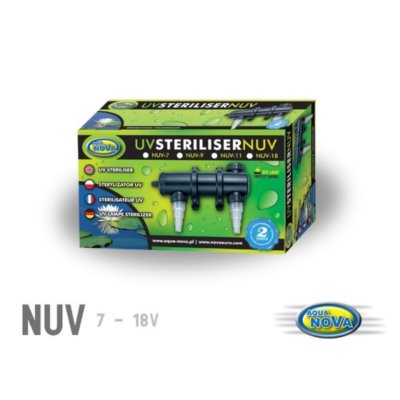 Aqua Nova UV-Wasserklärer 9W - für Aquarium Teich Gartenteich gegen Algen