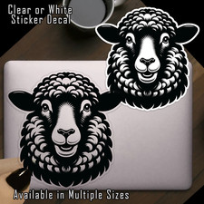 Sheep Vinyl Decal Sticker Indoor Outdoor 4 Sizes