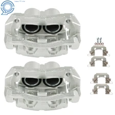 Front Brake Calipers w/Bracket Pair For Honda CR-V Odyssey Acura RDX 2.4L V6