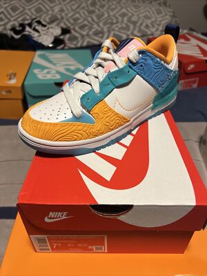 Size 7.5 - Nike Dunk Low Disrupt 2 x Serena Williams Design Crew Clear Jade...