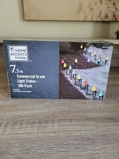 Holiday 7.5" Commercial Grade Light Stake 100pk Use With C7, C9, And Mini Lights