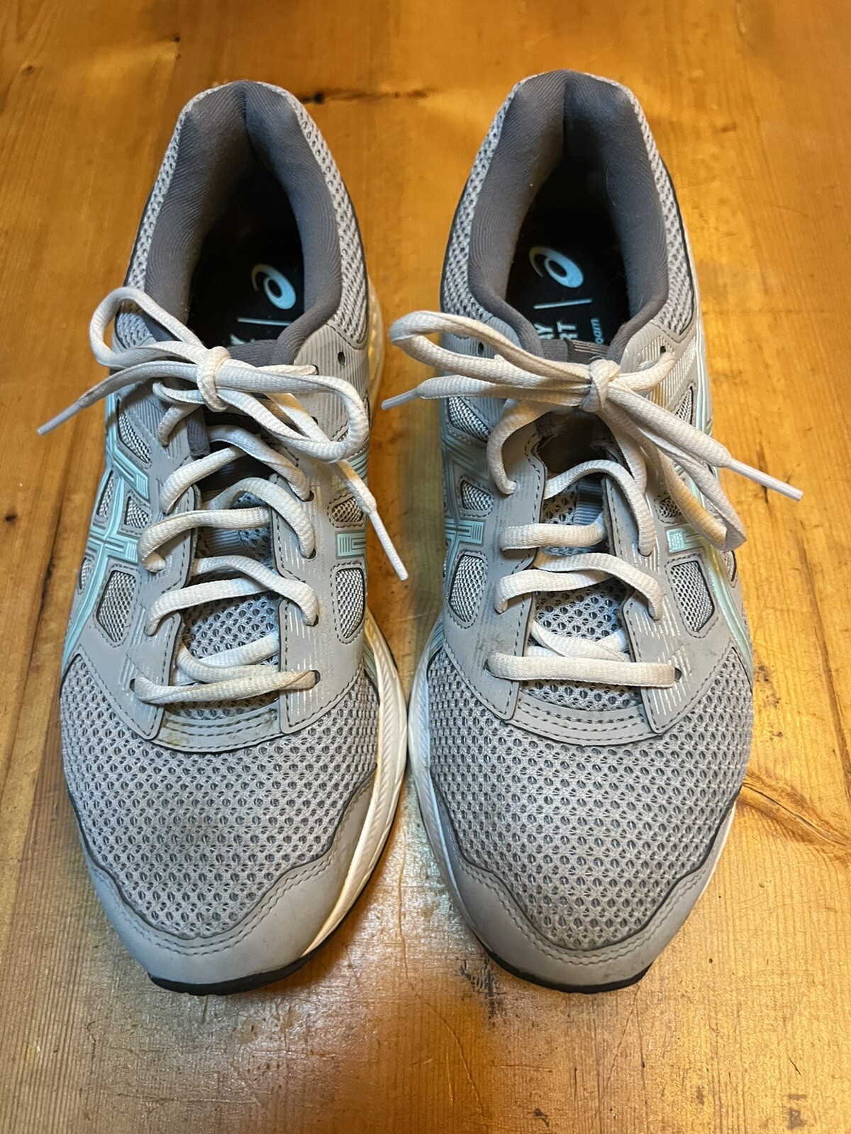 Asics Everyday Comfort Sneakers Womens Size 9.5 Ampliffoam Shoes Gray