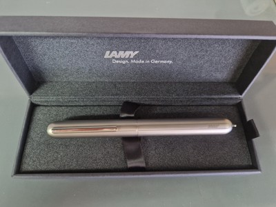 Lamy Dialog 3 Palladium Fountain Pen M Display Sample -New