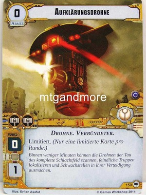 Warhammer 40000 Conquest LCG - Aufklärungsdrohne  #150 - Base Set dt.