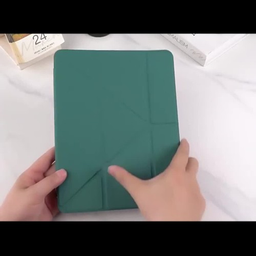 All-in-One Protective Case For iPad With Y-Fold Design and Acrylic TPU Material - Video 1 of 1