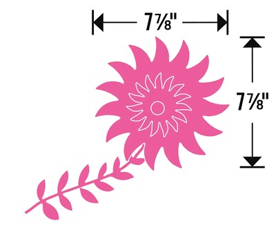 Sizzix Bigz Pro Piccadilly Sunflower #657971 Retail $59.99 by