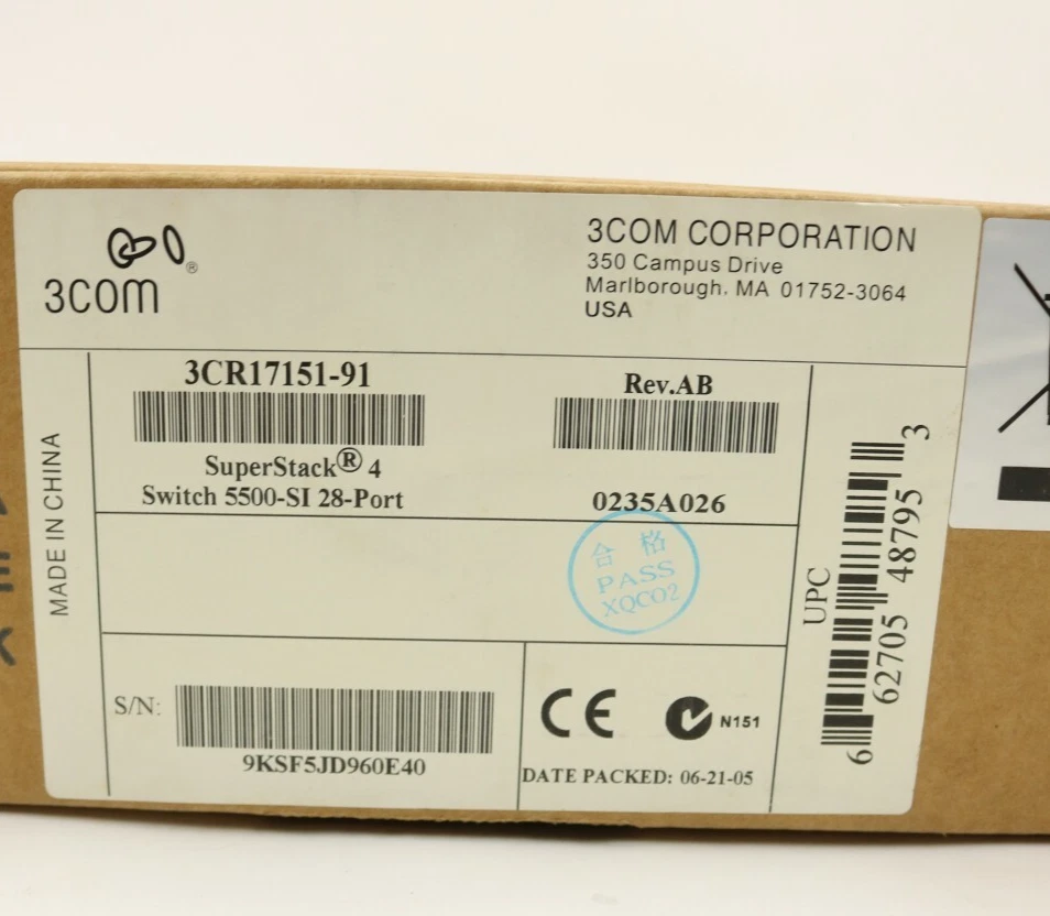 3Com 3CR17151-91 SuperStack 4 5500-SI 28-Port Switch - Image 4 of 4