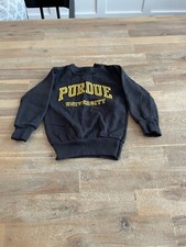Vintage University of Purdue Rabbit Skins Sweatshirt Size 2 NICE FREE SHIPPING